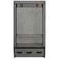 vidaXL Armario de tela gris 87x49x159 cm vidaXL Armario de tela gris 87x49x159 cm