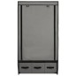 vidaXL Armario de tela gris 87x49x159 cm vidaXL Armario de tela gris 87x49x159 cm