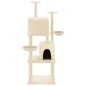 vidaXL Rascador para gatos con postes de sisal crema 180 cm vidaXL Rascador para gatos con postes de sisal crema 180 cm