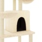 vidaXL Rascador para gatos con postes de sisal crema 180 cm vidaXL Rascador para gatos con postes de sisal crema 180 cm