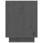 vidaXL Armario zapatero de madera maciza de pino gris 60x34x45 cm vidaXL Armario zapatero de madera maciza de pino gris 60x34x45 cm