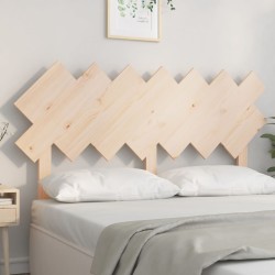 vidaXL Cabecero de cama madera maciza de pino 141x3x80,5 cm