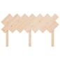 vidaXL Cabecero de cama madera maciza de pino 141x3x80,5 cm