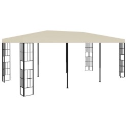 vidaXL Cenador color crema 3x6 m