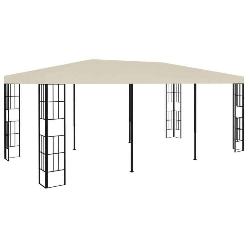 vidaXL Cenador color crema 3x6 m