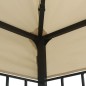 vidaXL Cenador color crema 3x6 m