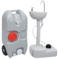 vidaXL Juego de lavabo y depósito de agua portátil para camping vidaXL Juego de lavabo y depósito de agua portátil para camping