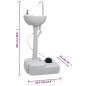 vidaXL Juego de lavabo y depósito de agua portátil para camping vidaXL Juego de lavabo y depósito de agua portátil para camping