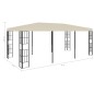 vidaXL Cenador color crema 3x6 m