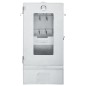 vidaXL Horno ahumador de barbacoa con mesa acero galvanizado