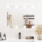 vidaXL Espejo de pared rectangular con luces LED vidrio 50x60 cm vidaXL Espejo de pared rectangular con luces LED vidrio 50x60 cm