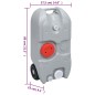 vidaXL Juego inodoro con lavabo y depósito agua portátil para camping vidaXL Juego inodoro con lavabo y depósito agua portátil para camping