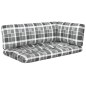 vidaXL Muebles de palets 4 pzas y cojines madera pino impregnada negro vidaXL Muebles de palets 4 pzas y cojines madera pino impregnada negro