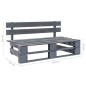 vidaXL Muebles de palets 4 pzas y cojines madera pino impregnada gris vidaXL Muebles de palets 4 pzas y cojines madera pino impregnada gris
