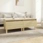 vidaXL Mesas auxiliares 2 uds madera roble Sonoma 50x46x35 cm