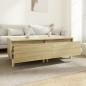 vidaXL Mesas auxiliares 2 uds madera roble Sonoma 50x46x35 cm