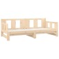 vidaXL Sofá cama extraíble madera maciza de pino 2x(90x200) cm vidaXL Sofá cama extraíble madera maciza de pino 2x(90x200) cm