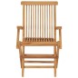 vidaXL Sillas de jardín 8 uds madera teca con cojines rojo tinto vidaXL Sillas de jardín 8 uds madera teca con cojines rojo tinto