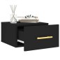 vidaXL Mesitas de noche de pared 2 uds negro 35x35x20 cm vidaXL Mesitas de noche de pared 2 uds negro 35x35x20 cm