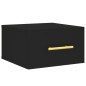 vidaXL Mesitas de noche de pared 2 uds negro 35x35x20 cm vidaXL Mesitas de noche de pared 2 uds negro 35x35x20 cm