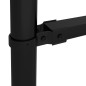 vidaXL Valla de jardín con puntas acero negro (1-1,25)x1,7 m vidaXL Valla de jardín con puntas acero negro (1-1,25)x1,7 m