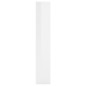 vidaXL Estantería de pared contrachapada blanco brillante 36x16x90 cm