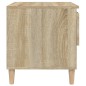 vidaXL Mesitas de noche 2 uds contrachapada roble Sonoma 50x46x50 cm vidaXL Mesitas de noche 2 uds contrachapada roble Sonoma 50x46x50 cm