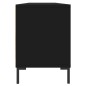 vidaXL Mueble de TV madera contrachapada negro 150x30x44,5 cm vidaXL Mueble de TV madera contrachapada negro 150x30x44,5 cm