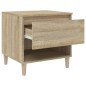 vidaXL Mesitas de noche 2 uds contrachapada roble Sonoma 50x46x50 cm vidaXL Mesitas de noche 2 uds contrachapada roble Sonoma 50x46x50 cm