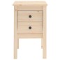 vidaXL Mesita de noche madera maciza de pino 40x35x61,5 cm vidaXL Mesita de noche madera maciza de pino 40x35x61,5 cm