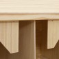 vidaXL Ponedero para gallinas 4 compartimentos madera pino 106x40x59cm vidaXL Ponedero para gallinas 4 compartimentos madera pino 106x40x59cm