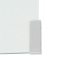 vidaXL Mesa de centro vidrio templado 49,5x50x45 cm claro