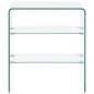 vidaXL Mesa de centro de vidrio templado 50x40x56 cm vidaXL Mesa de centro de vidrio templado 50x40x56 cm