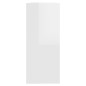 vidaXL Estantería/divisor de espacios blanco brillante 100x30x72 cm vidaXL Estantería/divisor de espacios blanco brillante 100x30x72 cm