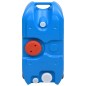 vidaXL Depósito de agua con ruedas para camping azul 40 L vidaXL Depósito de agua con ruedas para camping azul 40 L