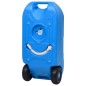 vidaXL Depósito de agua con ruedas para camping azul 40 L vidaXL Depósito de agua con ruedas para camping azul 40 L