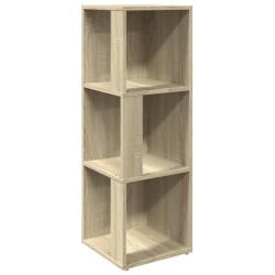 vidaXL Mueble de esquina madera de ingeniería roble Sonoma 33x33x100cm