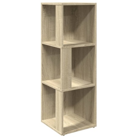 vidaXL Mueble de esquina madera de ingeniería roble Sonoma 33x33x100cm