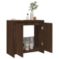 vidaXL Armario de baño madera contrachapada marrón roble 60x33x61 cm vidaXL Armario de baño madera contrachapada marrón roble 60x33x61 cm