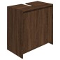 vidaXL Armario de baño madera contrachapada marrón roble 60x33x61 cm vidaXL Armario de baño madera contrachapada marrón roble 60x33x61 cm
