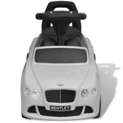 vidaXL Coche de niños accionado con el pie blanco