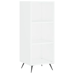 vidaXL Estantería madera de ingeniería blanco 34,5x32,5x90 cm
