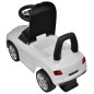 vidaXL Coche de niños accionado con el pie blanco vidaXL Coche de niños accionado con el pie blanco