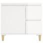 vidaXL Armario de baño madera contrachapada blanco 65x33x60 cm