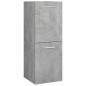 vidaXL Juego de muebles de baño madera de ingeniería gris hormigón vidaXL Juego de muebles de baño madera de ingeniería gris hormigón
