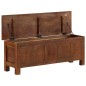 vidaXL Caja de almacenamiento madera de mango maciza 110x30x40 cm vidaXL Caja de almacenamiento madera de mango maciza 110x30x40 cm
