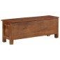 vidaXL Caja de almacenamiento madera de mango maciza 110x30x40 cm vidaXL Caja de almacenamiento madera de mango maciza 110x30x40 cm
