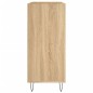 vidaXL Mueble discos madera contrachapada roble Sonoma 84,5x38x89 cm vidaXL Mueble discos madera contrachapada roble Sonoma 84,5x38x89 cm