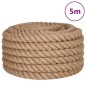 vidaXL Cuerda de yute 5 m de longitud y 36 mm de grosor vidaXL Cuerda de yute 5 m de longitud y 36 mm de grosor