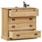 vidaXL Cómoda VIGO madera maciza pino 80x40x76 cm vidaXL Cómoda VIGO madera maciza pino 80x40x76 cm